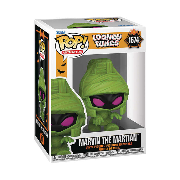 Pop Animation Looney Tunes Halloween Marvin Mummy Vinyl Figure (C