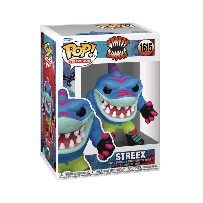 Pop TV Street Sharks Streex Vinyl Figure