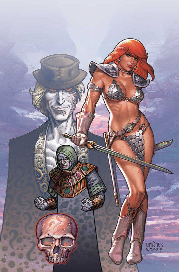 Red Sonja Death And The Devil #1 Cover F Linsner Foil Virgin (