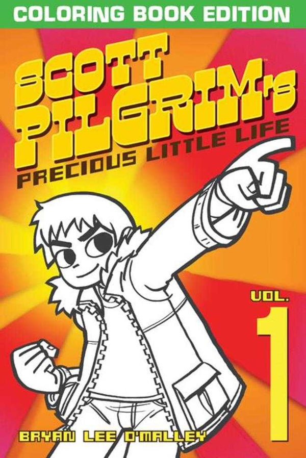 Libro para colorear La pequeña vida preciosa de Scott Pilgrim TPB