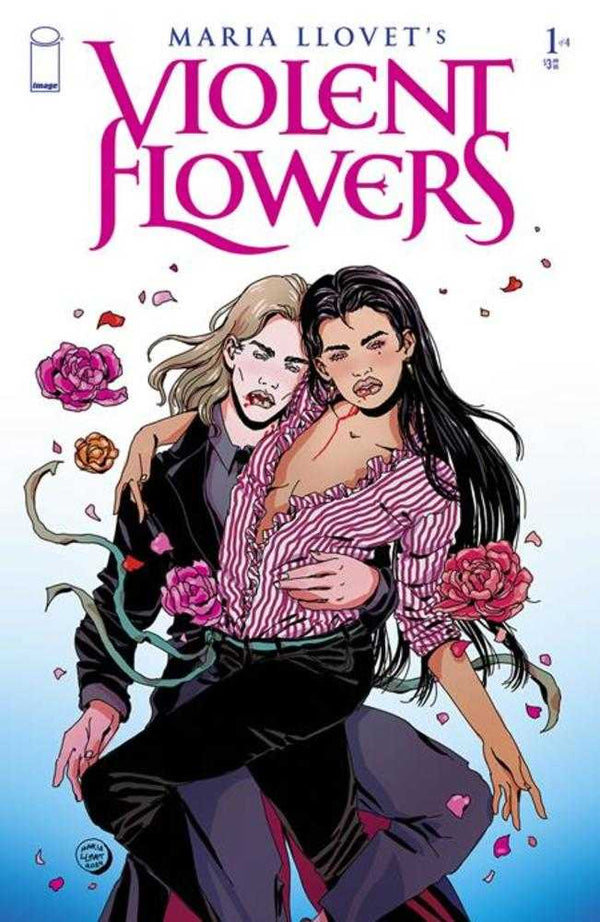 Violent Flowers #1 (Of 4) Cover B Maria Llovet Roses Variant (Mature)