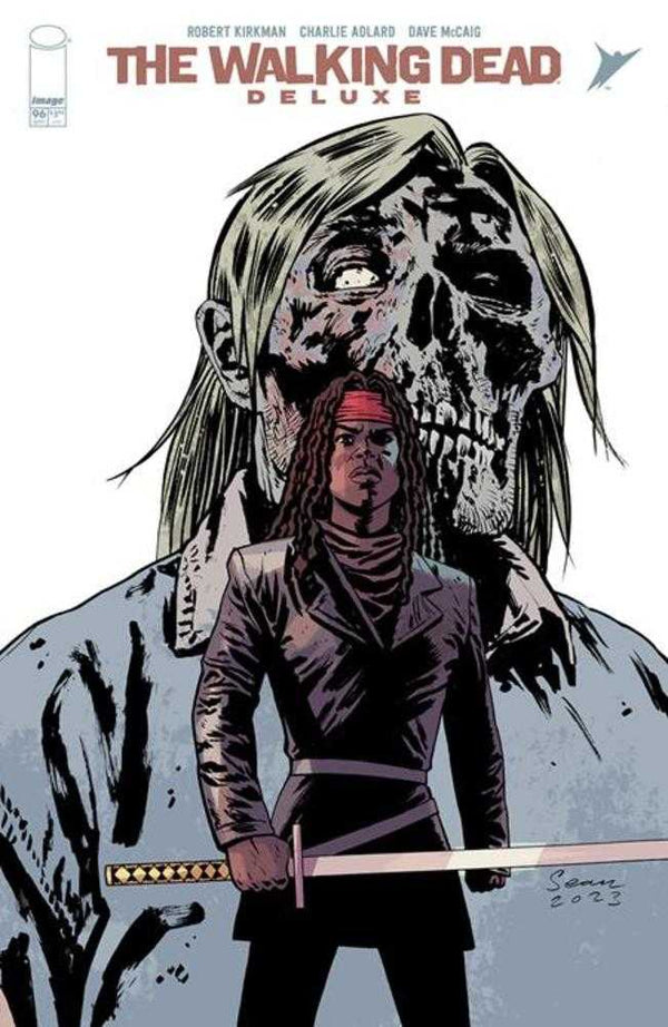 Walking Dead Deluxe #96 Portada C Sean Phillips y Jacob Phillips Variante de conexión (para adultos)