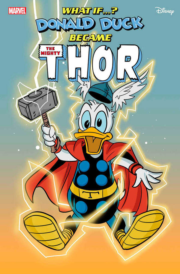 Marvel y Disney: ¿Qué pasaría si...? El Pato Donald se convirtiera en Thor #1 Phil Noto Pato Donald Th o variante