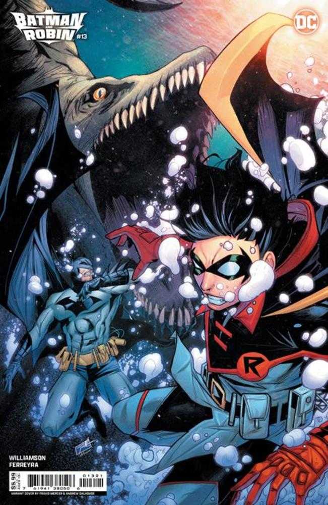 Batman y Robin n.° 13, portada C, Travis Mercer, variante de cartulina