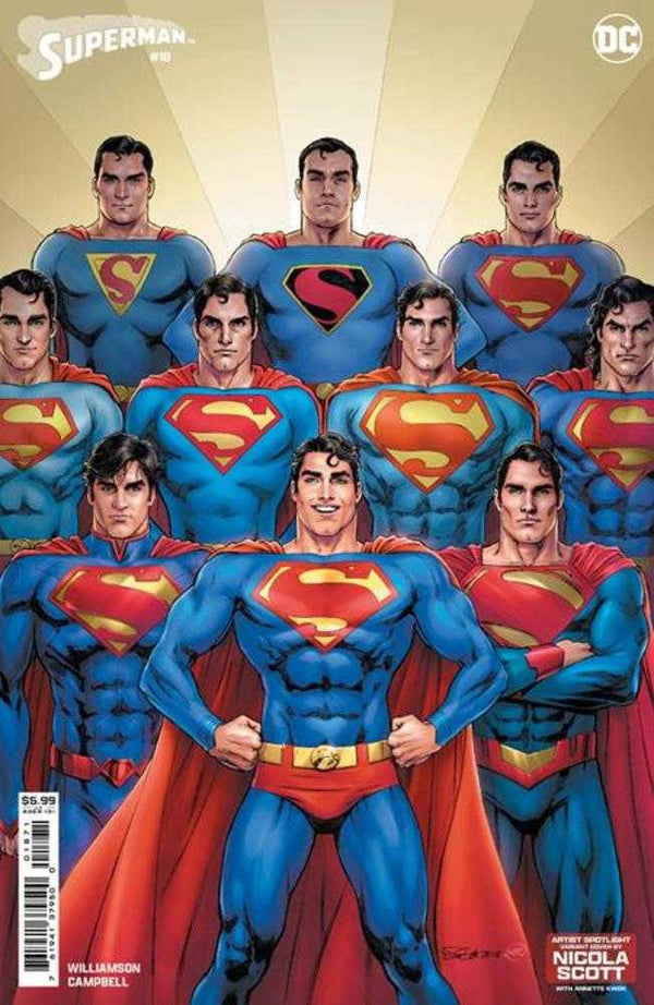 Superman #18 Cover E Nicola Scott Artist Spotlight Card Stock Variant (Absolute Power)