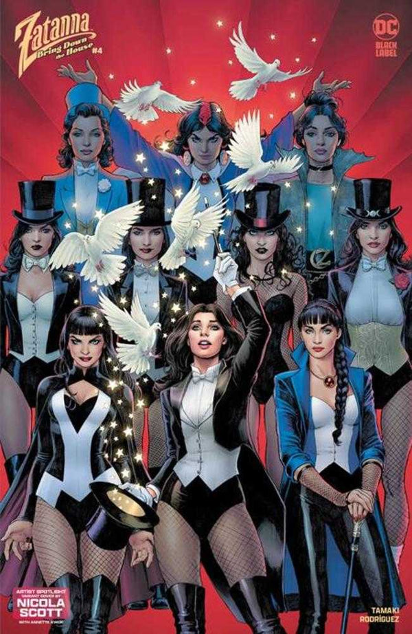 Zatanna Bring Down The House #4 (de 5) Portada D Nicola Scott Artista destacado Variante (para adultos)