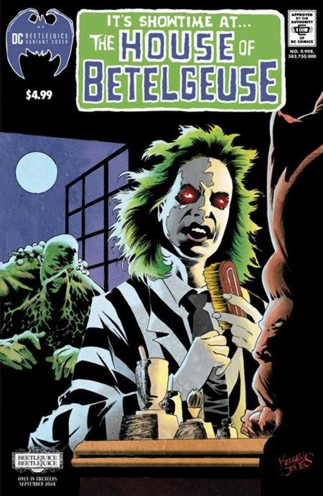 Edición facsímil de House Of Secrets n.° 92 (2024) Portada D Variante de cartulina Beetlejuice de Kelley Jones