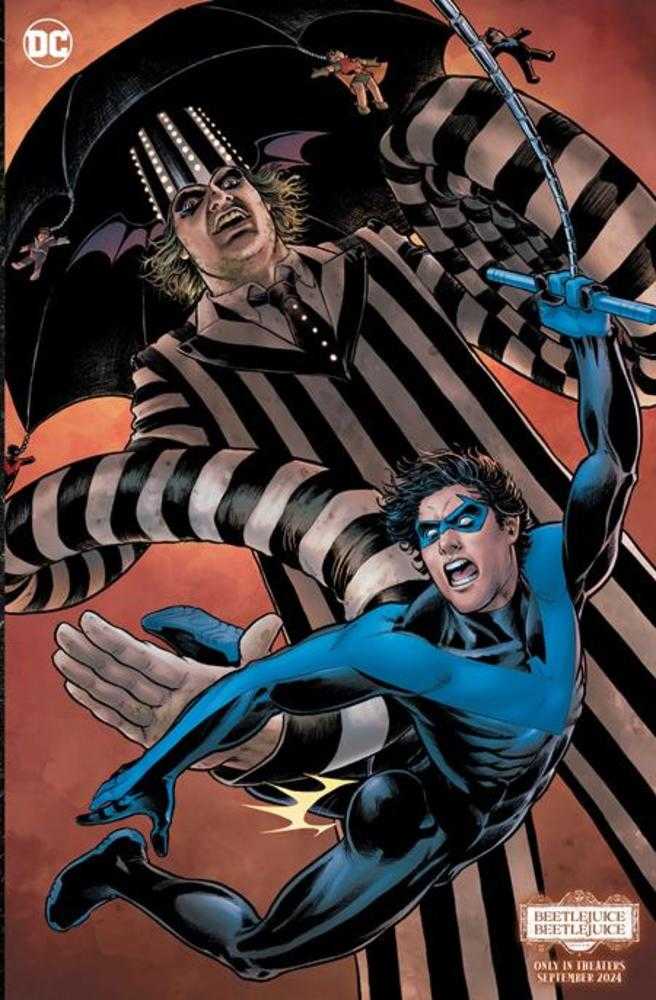 Variante de cartulina Beetlejuice de Nicola Scott, portada G de Nightwing n.° 117