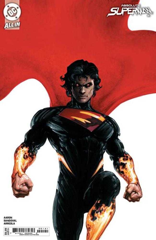 Variante de cartulina Clayton Crain de Absolute Superman n.° 1, portada D