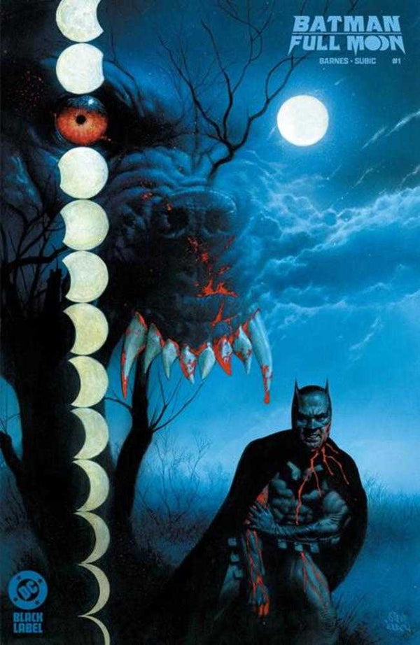 Batman Full Moon n.° 1 (de 4) Portada B Variante de cartulina de Steve Beach (para adultos)