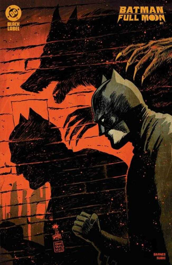 Batman Full Moon #1 (de 4) Portada C Francesco Francavilla Variante de cartulina (para adultos)