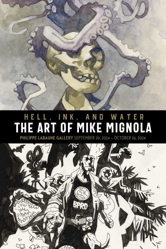 L'enfer, l'encre et l'eau : l'art de Mike Mignola