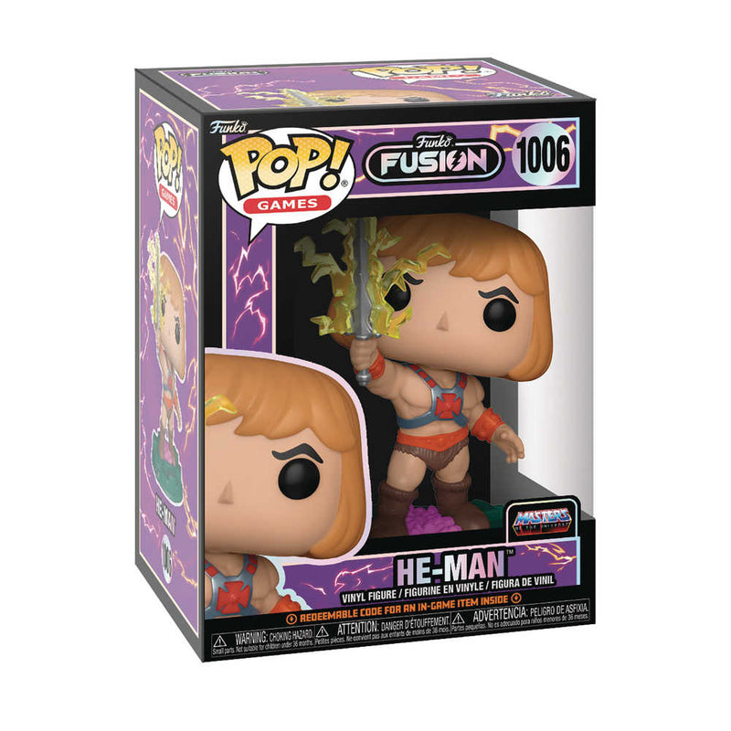 Pop Games Funko Fusion He Man W Ch Vinyl Figure