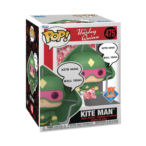 Figura de vinilo exclusiva de DC Heroes Kite Man de Sdcc 2024 Pop Premium