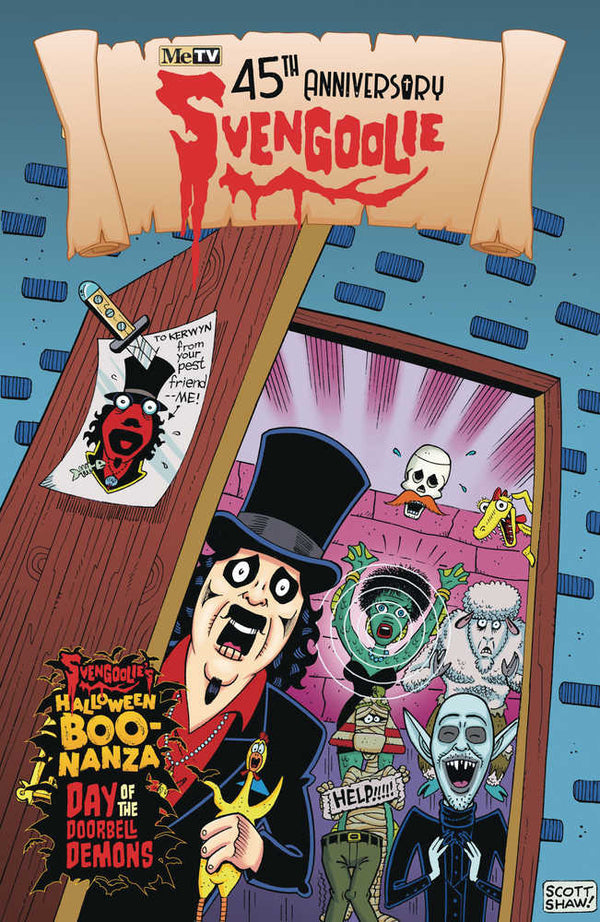 Svengoolie 45th Anniv Boo Nanza Cover B Scott Shaw