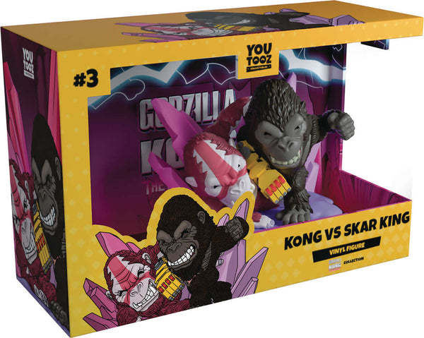 Figura de vinilo de Godzilla X Kong Kong vs Skar King de Youtooz