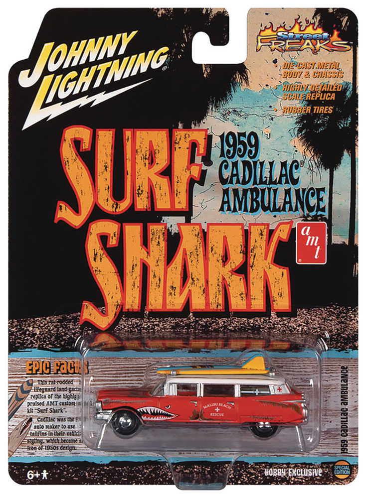 Jl 1959 Cadillac Eldorado Surf Shark Ambulance 1/64 DC Car (