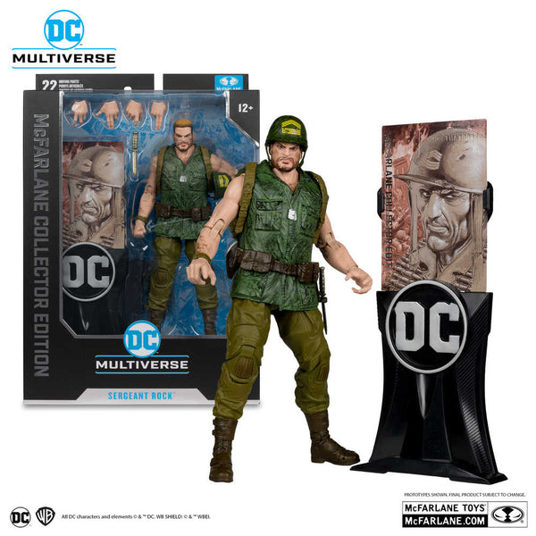 Edición de coleccionista de DC McFarlane de 7" - #14 Sgt Rock (DC Classic)