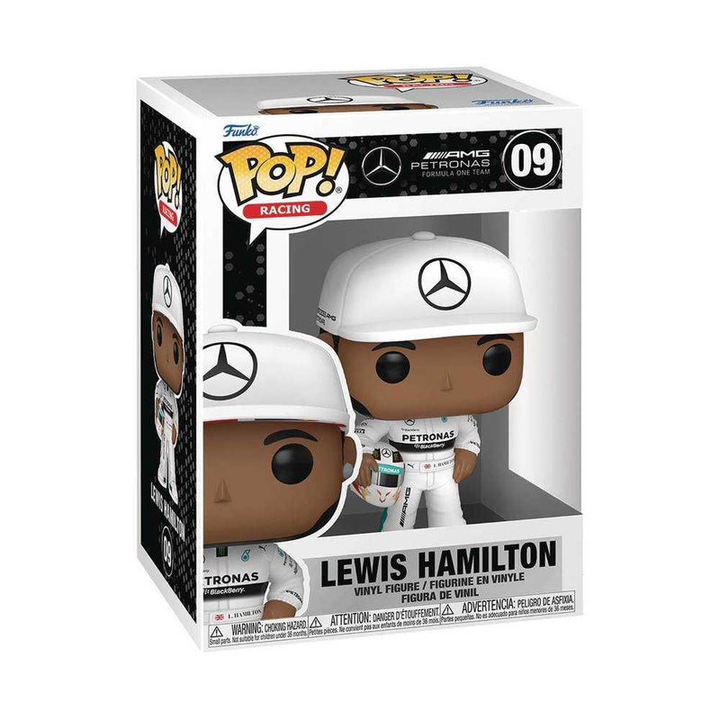 Figura de vinilo Pop Racing Formula 1 Lewis Hamilton con casco