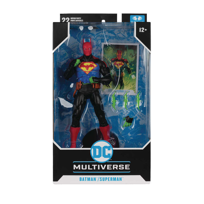 DC Multiverse 7in Batman/Superman Fusion Worlds Finest Action Figure