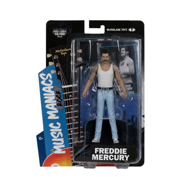 Music Maniacs Wv3 Rock & Roll Freddie Mercury 6in Figure (Ne