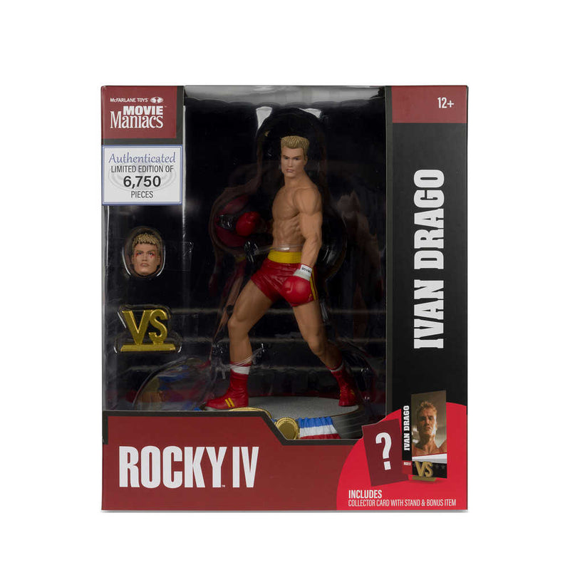 Movie Maniacs Rocky Wv3 Rocky 4 Ivan Drago 6in Posed Figure (Ne