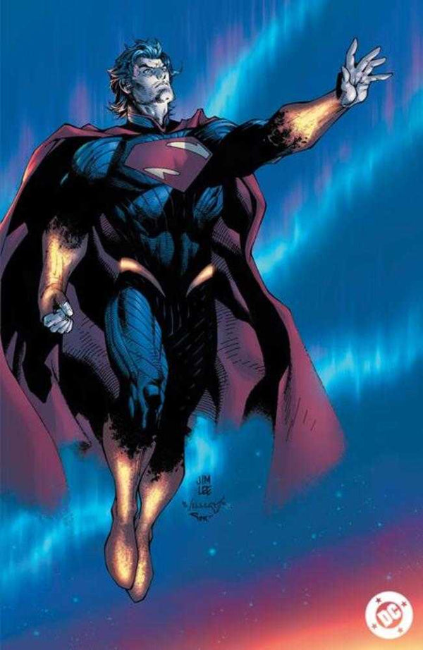 Variante de papel metalizado de Absolute Superman #1 con J Jim Lee