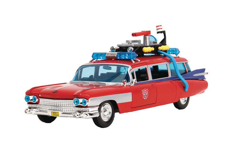 Ghostbusters Ecto-1 Transformers Mashup 1/24 Die-Cast Vehicle