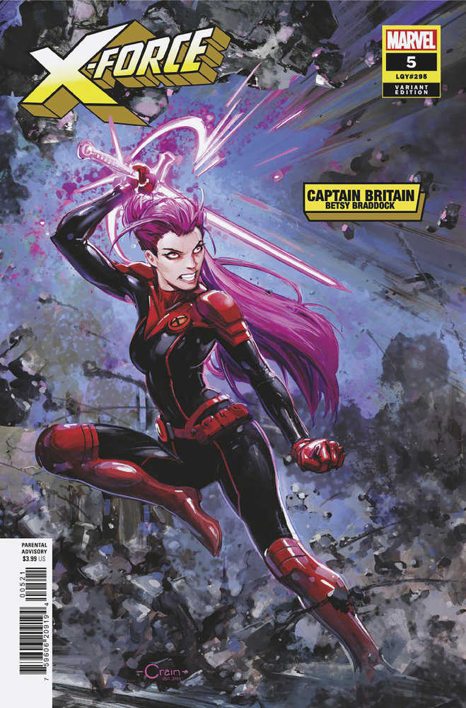 X-Force n.° 5 Clayton Crain Betsy Braddock Variante