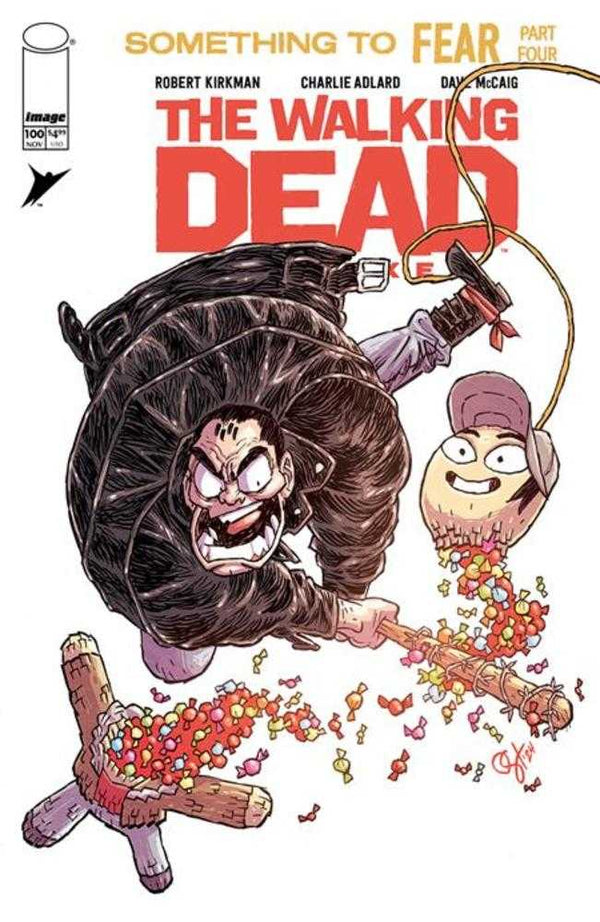 Walking Dead Deluxe #100 Portada I Variante de Derek Hunter (para adultos)