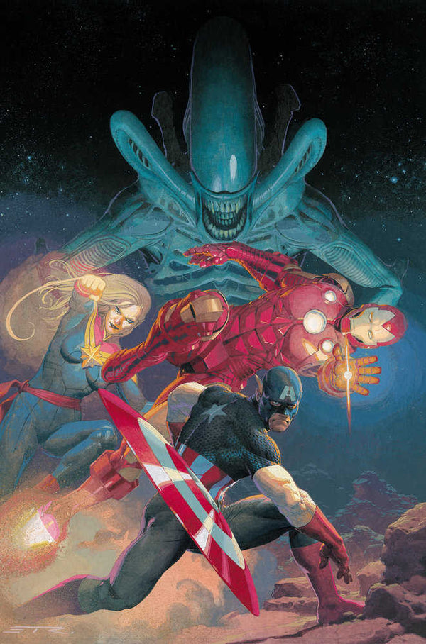 Aliens vs. Avengers #1 Esad Ribic Ratio Virgin 2nd Print Variant