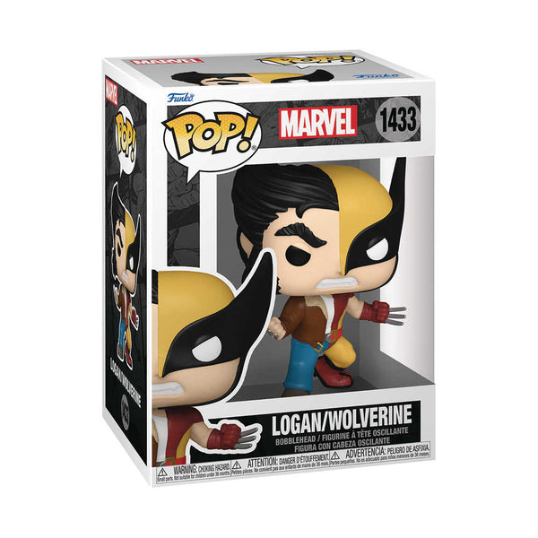 Figurine en vinyle Pop Marvel Split Wolverine/Logan