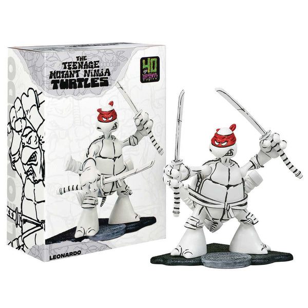 Teenage Mutant Ninja Turtles Black & White Original Sketch Leonardo Previews Exclusive Action Figure