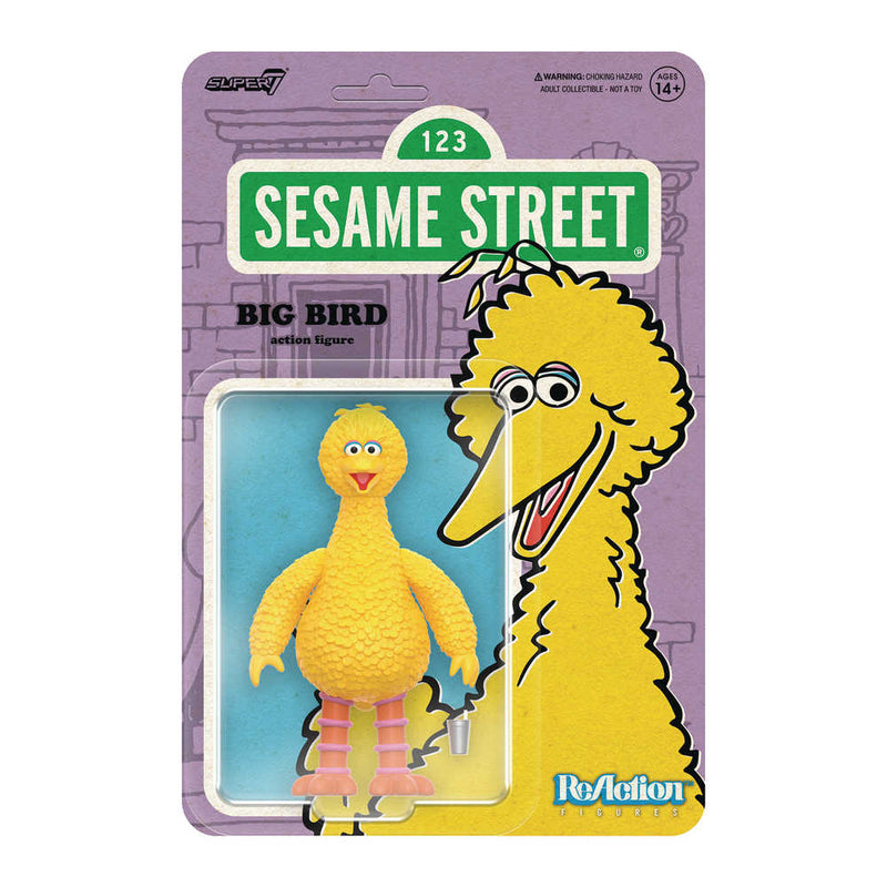 Sesame Street Reaction Wv3 Big Bird Action Figure