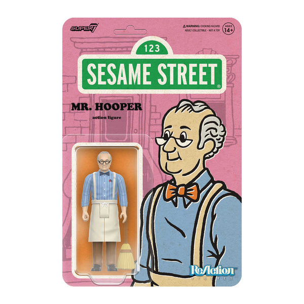 Sesame Street Reaction Wv3 Mr Hooper Action Figure