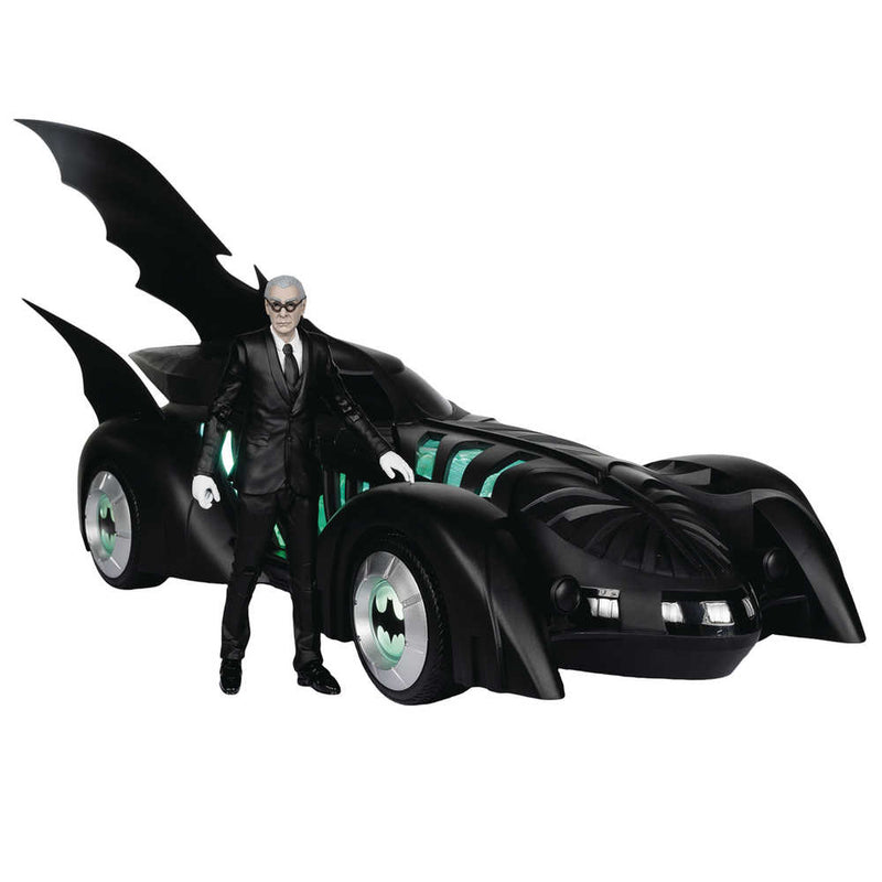 DC Multiverse Veh Batman Forever Alfred & Batmobile