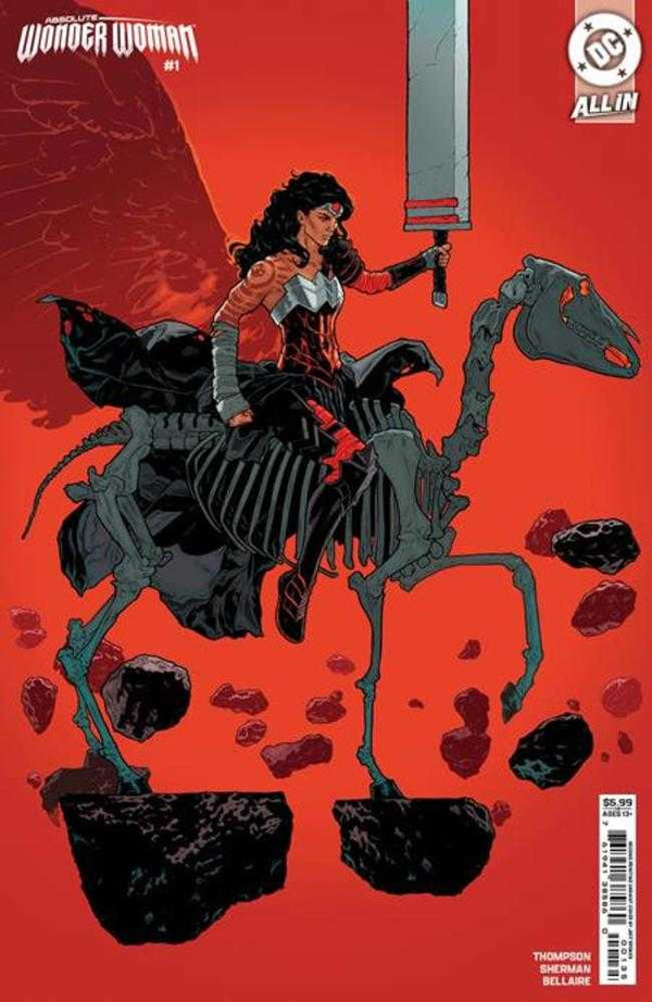 Absolute Wonder Woman #1 2nd Print Cover B Jeff Spokes Card Stock Variant