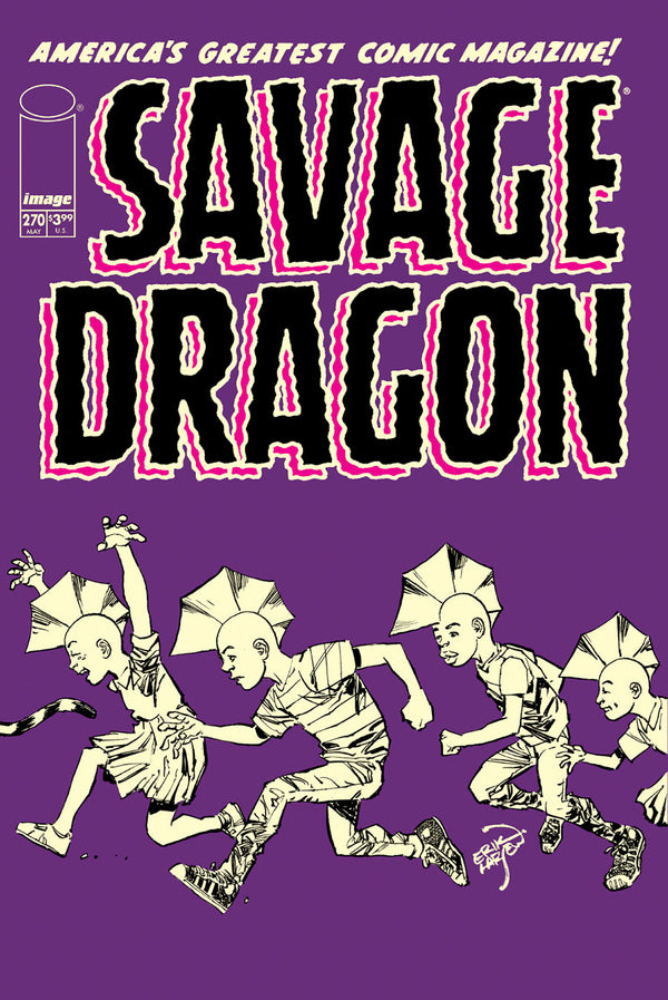 Savage Dragon #270 Portada C Variante de Erik Larsen (para adultos)