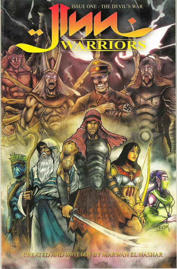 Novela gráfica Jinn Warriors Volumen 01 La guerra del diablo