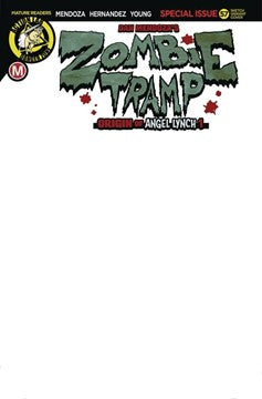 Zombie Tramp Ongoing #57 Portada G Boceto en blanco (para adultos)