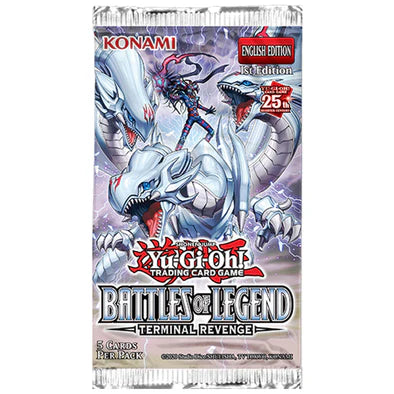 YUGIOH - BATTLES OF LEGEND - TERMINAL REVENGE BOOSTER PACK - 1ST EDITION