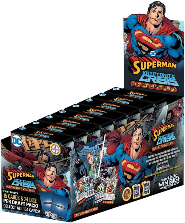 Superman Kryptonite Crisis - Expositor de sobremesa Draft Pack