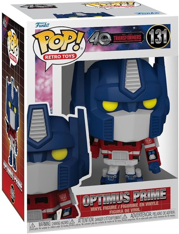 Figuras pop de Optimus Prime del 40.º aniversario de Transformers