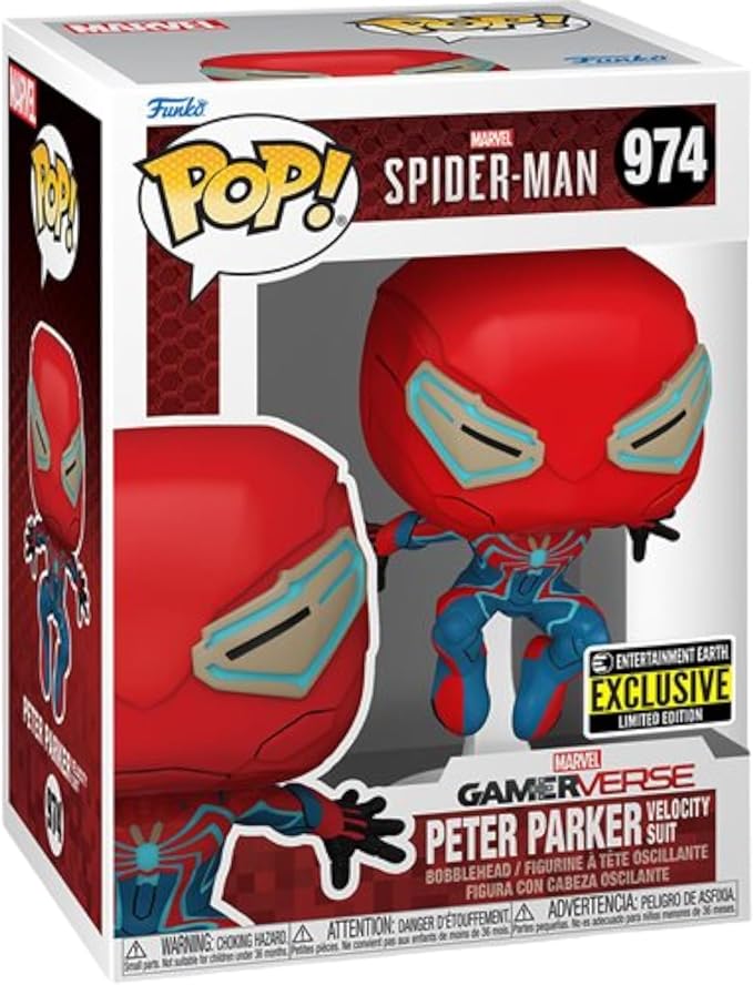 Funko Spider-Man 2 Peter Parker Velocity Suit Marvel Gamerverse Pop! Vinyl Figure