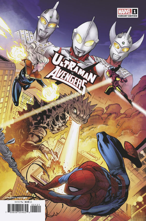 Ultraman X Los Vengadores #1 Variante de Francesco Manna