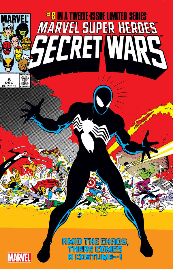 Edición facsímil de Marvel Super Heroes Secret Wars n.° 8, variante laminada