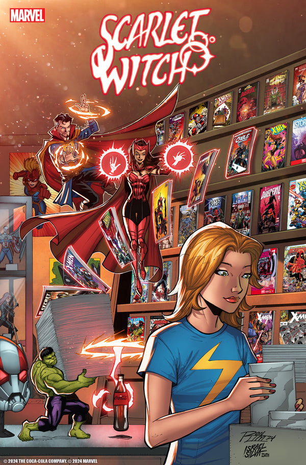 Scarlet Witch #3 Ron Lim Marvel y variante de Coca-Cola