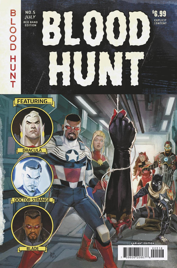 Blood Hunt: Red Band #5 Rod Reis Bloody Homage Variant [Bh]