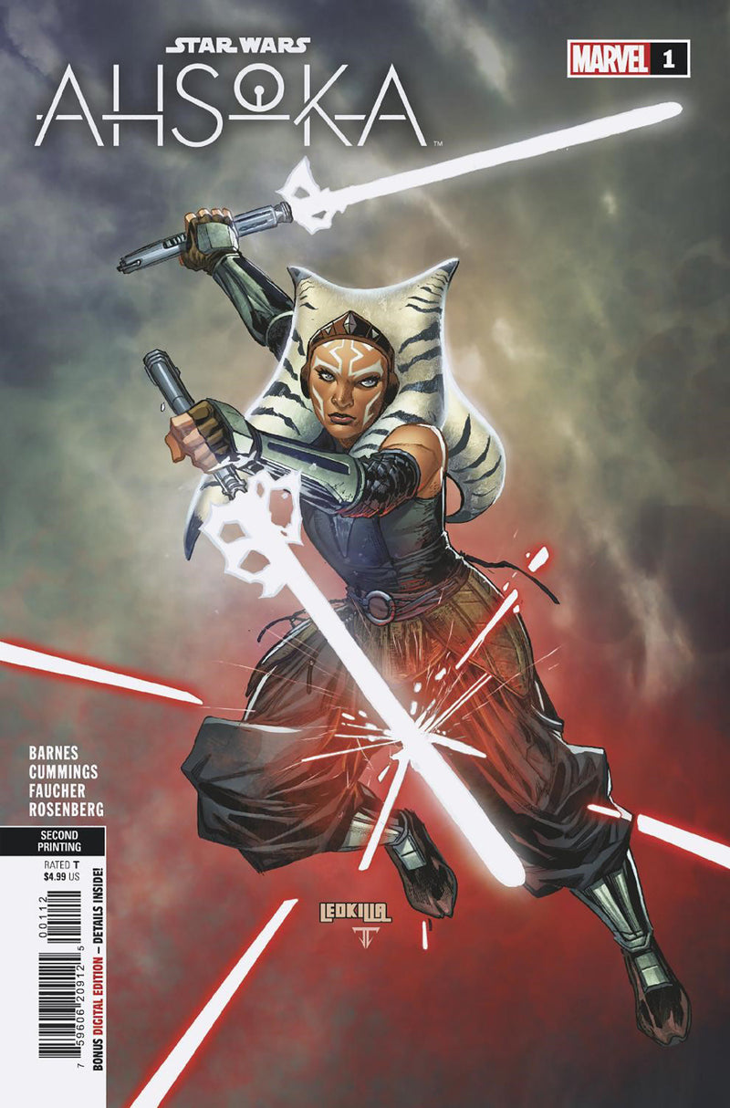 Star Wars: Ahsoka n.° 1 Ken Lashley, segunda variante de impresión