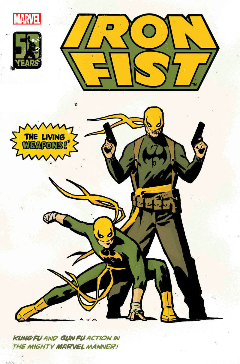 Especial n.° 1 del 50.° aniversario de Iron Fist, variante de David Aja